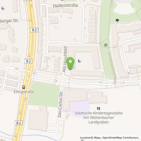 Standortübersicht der Strom (Elektro) Tankstelle: N-ERGIE Aktiengesellschaft in 90451, Nrnberg