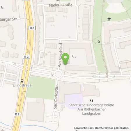 Standortübersicht der Tankstelle N-ERGIE Aktiengesellschaft in 90451 Nürnberg