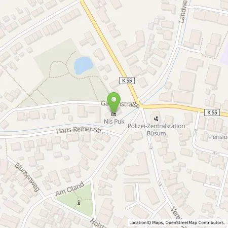 Standortübersicht der Tankstelle GP Joule Connect GmbH in 25761 Büsum