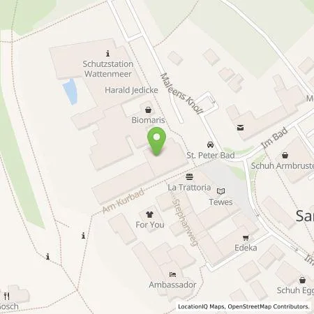 Standortübersicht der Tankstelle GP Joule Connect GmbH in 25826 Sankt Peter-Ording