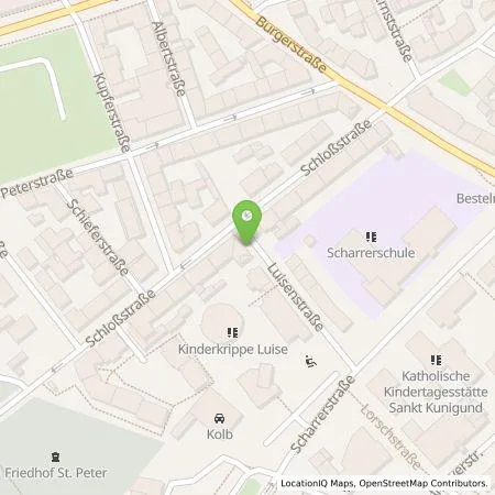 Standortübersicht der Tankstelle N-ERGIE Aktiengesellschaft in 90478 Nürnberg