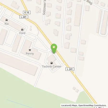 Standortübersicht der Tankstelle GP Joule Connect GmbH in 17207 Röbel /Müritz