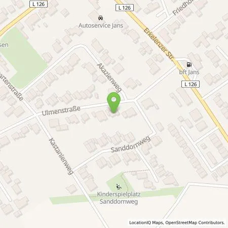 Standortübersicht der Tankstelle Thomas Irmen in 41372 Niederkrüchten