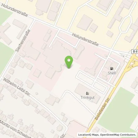 Standortübersicht der Tankstelle Shell Deutschland GmbH in 33378 Rheda-Wiedenbrück