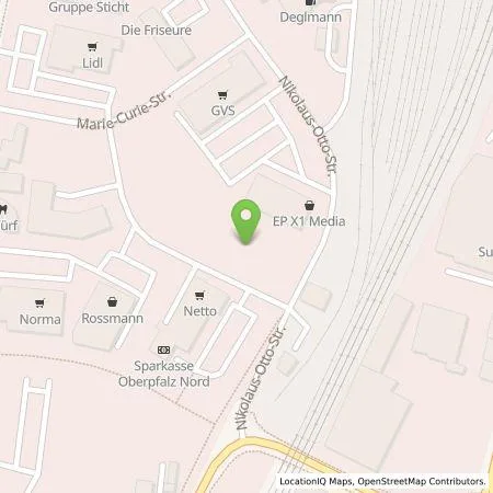 Standortübersicht der Tankstelle Netto Marken-Discount Stiftung & Co. KG in 92637 Weiden i.d.OPf.