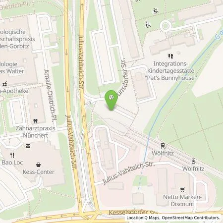 Standortübersicht der Tankstelle Vonovia Energie Service GmbH in 01159 Dresden