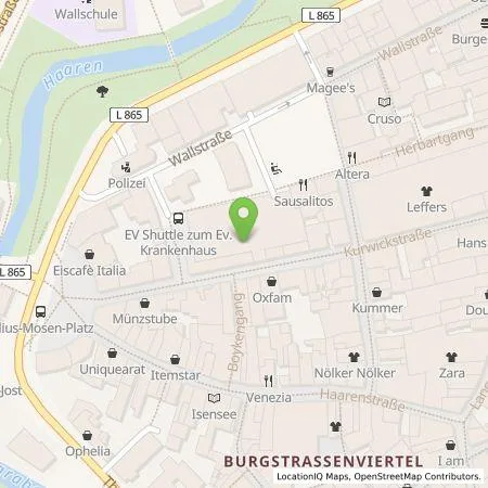 Standortübersicht der Tankstelle E.ON Drive GmbH in 26122 Oldenburg (Oldb)