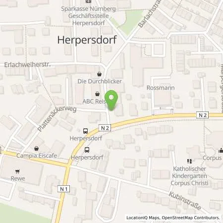 Standortübersicht der Tankstelle N-ERGIE Aktiengesellschaft in 90455 Nürnberg