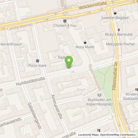 Standortübersicht der Tankstelle N-ERGIE Aktiengesellschaft in 90459 Nürnberg