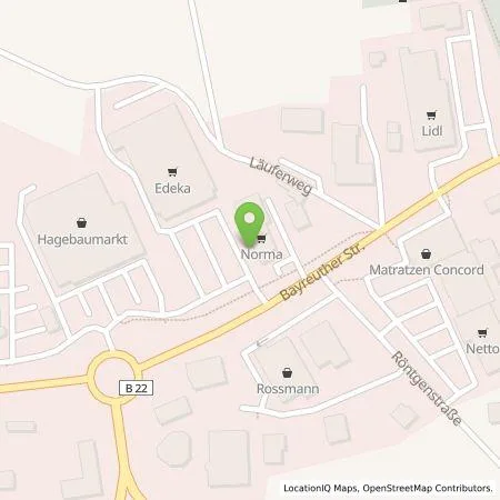 Standortübersicht der Tankstelle Greenman Energy Operations GmbH & Co. KG in 95478 Kemnath