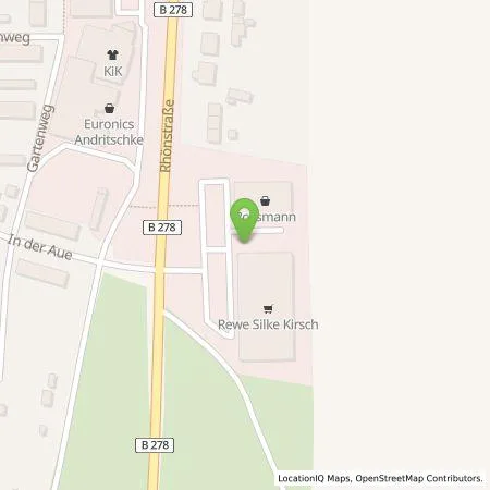 Standortübersicht der Tankstelle Greenman Energy Operations GmbH & Co. KG in 36419 Geisa