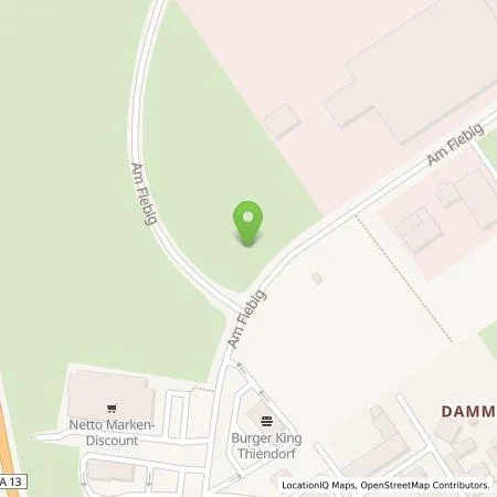 Standortübersicht der Tankstelle EnBW mobility+ AG und Co.KG in 01561 Thiendorf