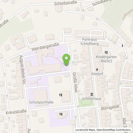 Standortübersicht der Tankstelle Energieversorgung Rudolstadt Gmb in 07407 Rudolstadt