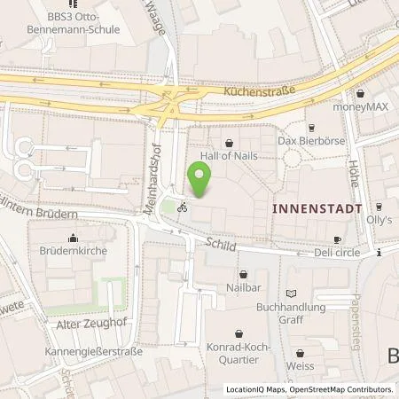 Standortübersicht der Tankstelle BS|ENERGY, Braunschweiger Versorgungs-AG & Co. KG in 38100 Braunschweig