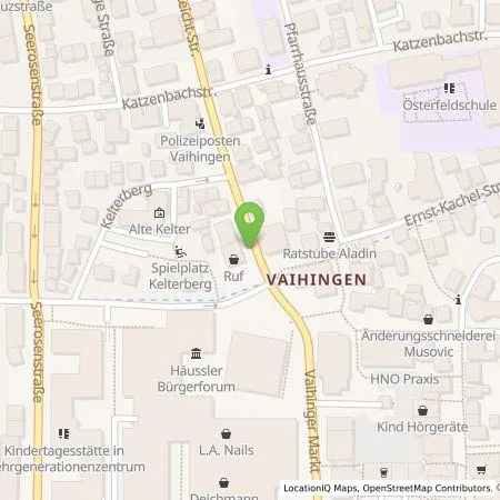 Standortübersicht der Tankstelle eze.network GmbH in 70563 Stuttgart