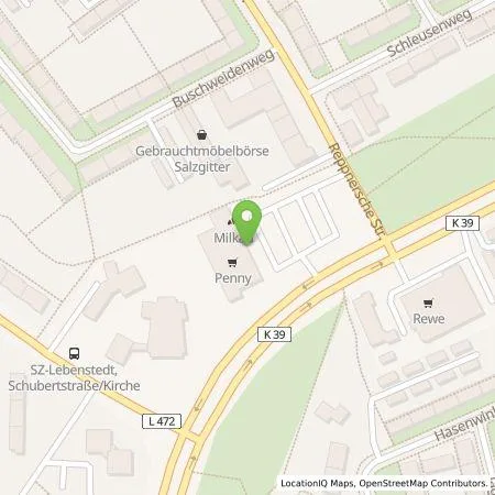 Standortübersicht der Tankstelle EnBW mobility+ AG und Co.KG in 38226 Salzgitter