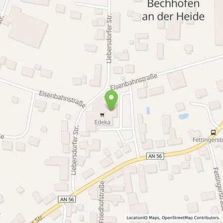 Standortübersicht der Tankstelle Däubler Handels GmbH in 91572 Bechhofen