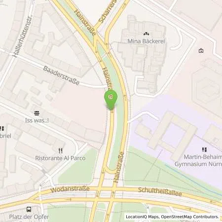 Standortübersicht der Tankstelle N-ERGIE Aktiengesellschaft in 90461 Nürnberg