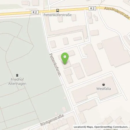 Standortübersicht der Tankstelle UNI ELEKTRO Fachgroßhandel GmbH & Co. KG in 58097 Hagen