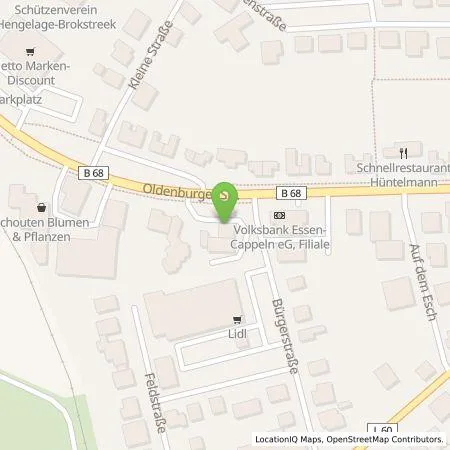 Standortübersicht der Tankstelle Osnabrücker Parkstätten-Betriebsgesellschaft mbH in 49610 Quakenbrück