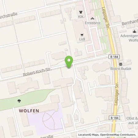 Standortübersicht der Tankstelle Stadtwerke Bitterfeld-Wolfen GmbH in 06766 Bitterfeld-Wolfen