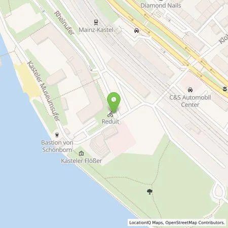 Standortübersicht der Tankstelle ESWE Versorgungs AG in 55252 Mainz-Kastel