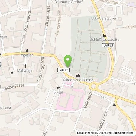 Standortübersicht der Tankstelle Stadtwerke Altdorf GmbH in 90518 Altdorf b. Nürnberg