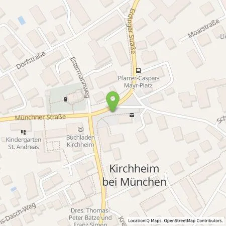 Standortübersicht der Tankstelle Gemeinde Kirchheim bei München in 85551 Kirchheim b. München
