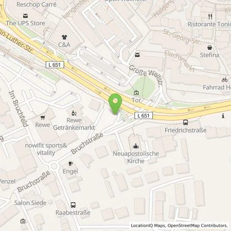 Standortübersicht der Tankstelle eze.network GmbH in 45525 Hattingen