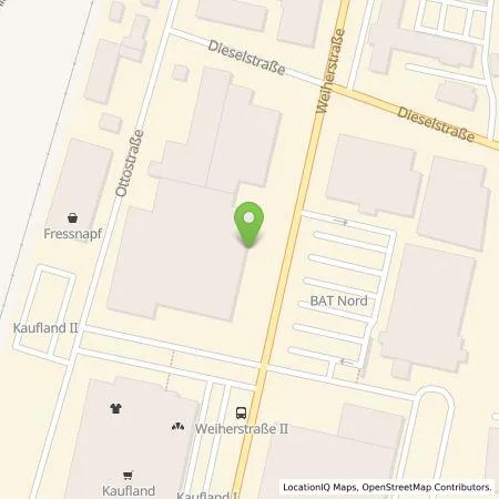 Standortübersicht der Tankstelle eltric GmbH in 95448 Bayreuth