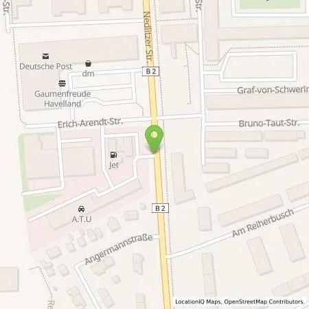 Standortübersicht der Tankstelle Shell Deutschland GmbH in 14469 POTSDAM