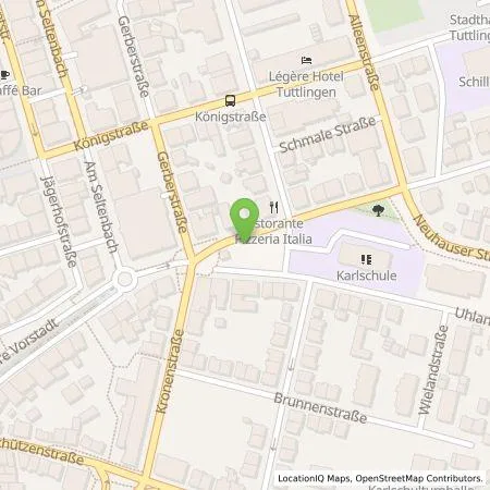 Standortübersicht der Tankstelle badenova AG & Co. KG in 78532 Tuttlingen