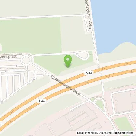 Standortübersicht der Tankstelle Audi AG in 40472 Düsseldorf