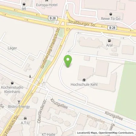 Standortübersicht der Tankstelle badenova AG & Co. KG in 77694 Kehl