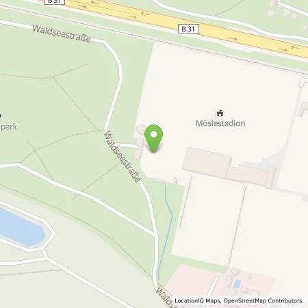 Standortübersicht der Tankstelle badenova AG & Co. KG in 79117 Freiburg