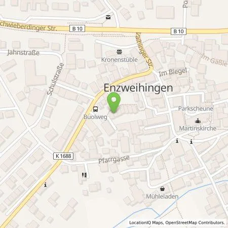 Standortübersicht der Tankstelle EnBW Ostwürttemberg DonauRies AG in 71665 Vaihingen an der Enz