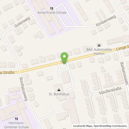 Standortübersicht der Tankstelle HOCHTIEF Ladepartner GmbH in 59067 Hamm