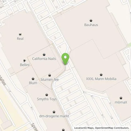 Standortübersicht der Tankstelle MVV Energie AG in 68309 Mannheim