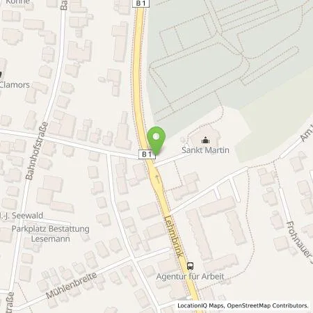 Standortübersicht der Tankstelle enercity AG in 32825 Blomberg