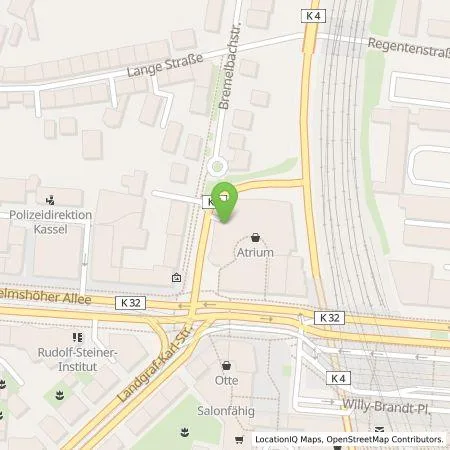 Standortübersicht der Tankstelle Städtische Werke AG in 34131 Kassel