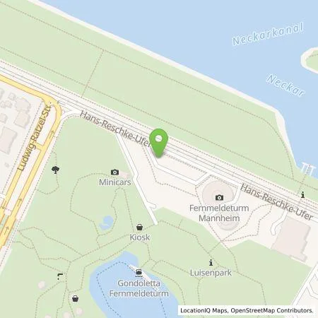 Standortübersicht der Tankstelle MVV Energie AG in 68165 Mannheim