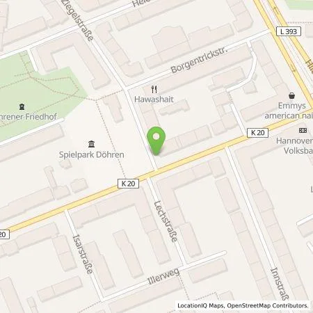 Standortübersicht der Tankstelle enercity AG in 30519 Hannover