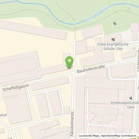 Standortübersicht der Tankstelle SWU Energie GmbH in 89077 Ulm