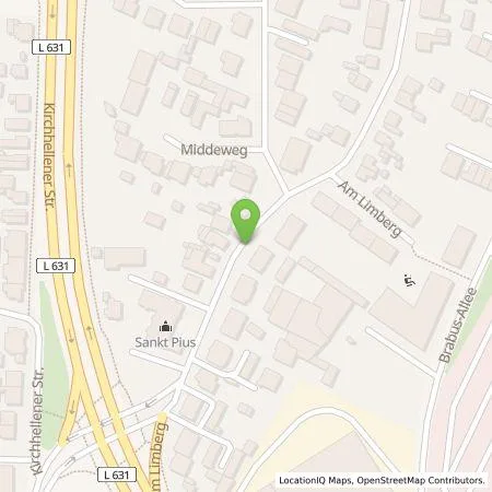 Standortübersicht der Tankstelle Emscher Lippe Energie GmbH in 46240 Bottrop