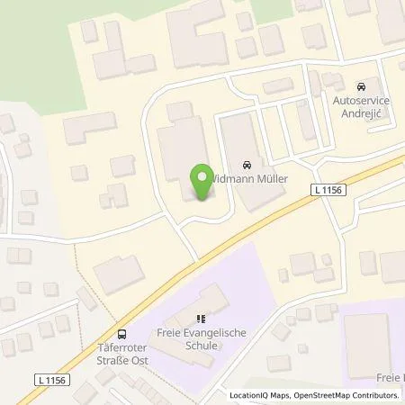 Standortübersicht der Tankstelle B. Widmann GmbH & Co. KG in 73527 Schwäbisch Gmünd