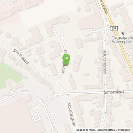 Standortübersicht der Tankstelle TankE GmbH in 50737 Köln