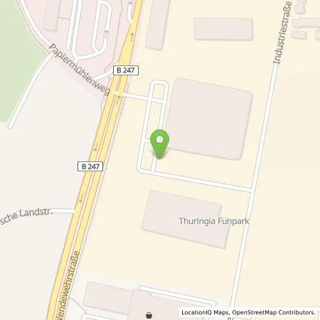 Standortübersicht der Tankstelle Allego GmbH in 99974 Mühlhausen /Thüringen