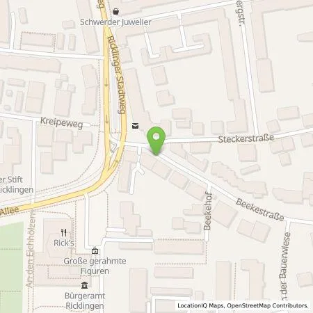 Standortübersicht der Tankstelle enercity AG in 30459 Hannover