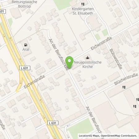 Standortübersicht der Tankstelle Emscher Lippe Energie GmbH in 46236 Bottrop