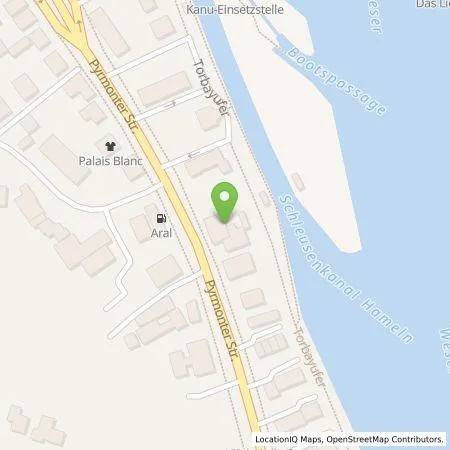 Standortübersicht der Tankstelle Westfalen AG in 31789 Hameln